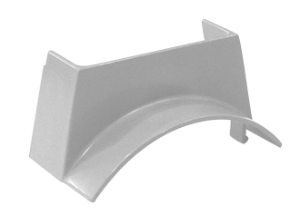 Adaptateur Goulotte de Sol 50x12 à Goulotte 40x12,5