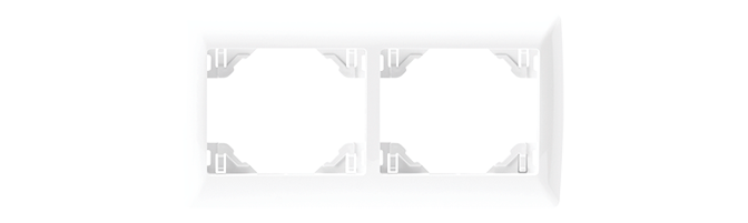 Plaque Double Horizontale