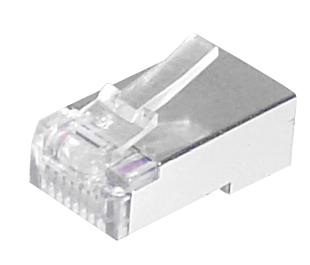 Conector Macho RJ45 FTP 8 Contactos (blindado)