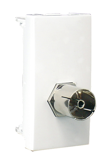 Module avec Connect IEC Femelle / Type F - 1 Module