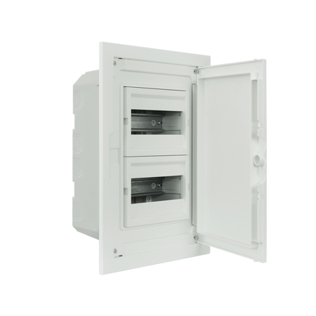 Cuadro de Distribución de Empotrar de Bajo Perfil Completo - 16 MÓDULOS (2x8)