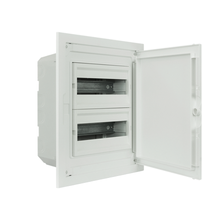 Cuadro de Distribución de Empotrar de Bajo Perfil Completo - 24 MÓDULOS (2x12) 