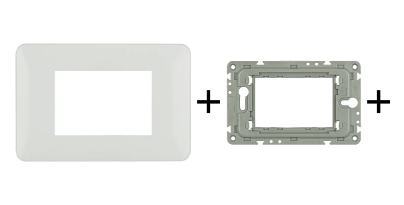 Toma Americana 2P+T 127V 15A con Protección y Conmutador con Piloto de Señalización 